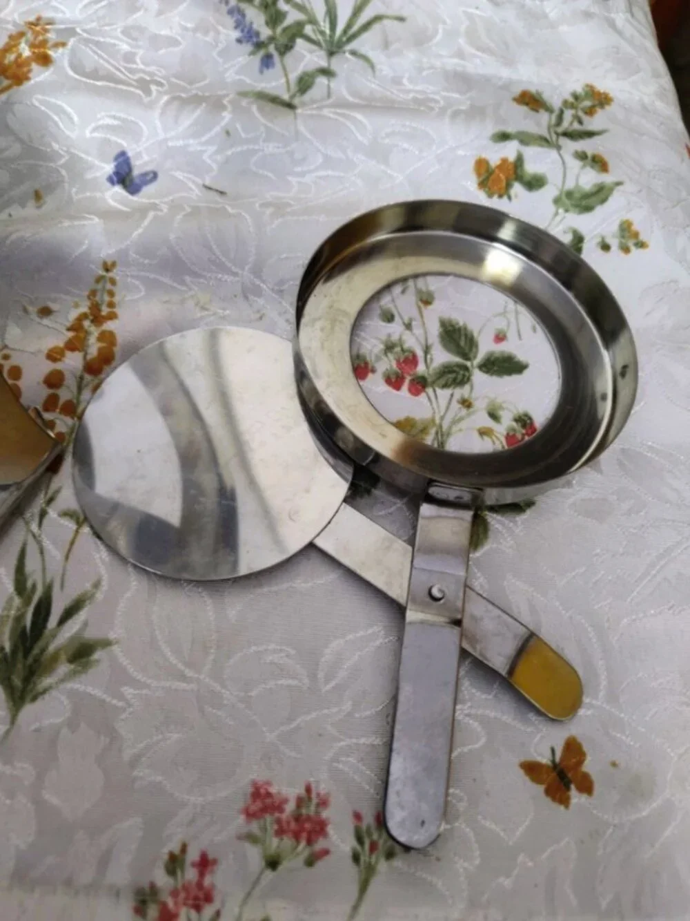 Princess House Heritage Buffet Server Base Stainless Steel 9-1/2